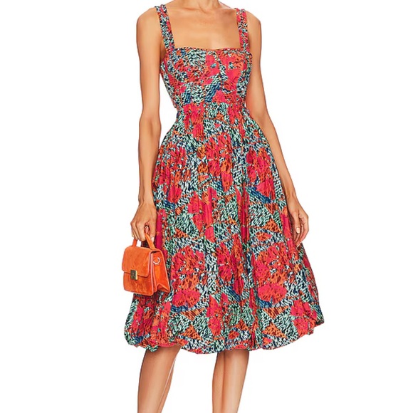 Ulla Johnson Dresses & Skirts - Ulla Johnson floral bubble hem dress